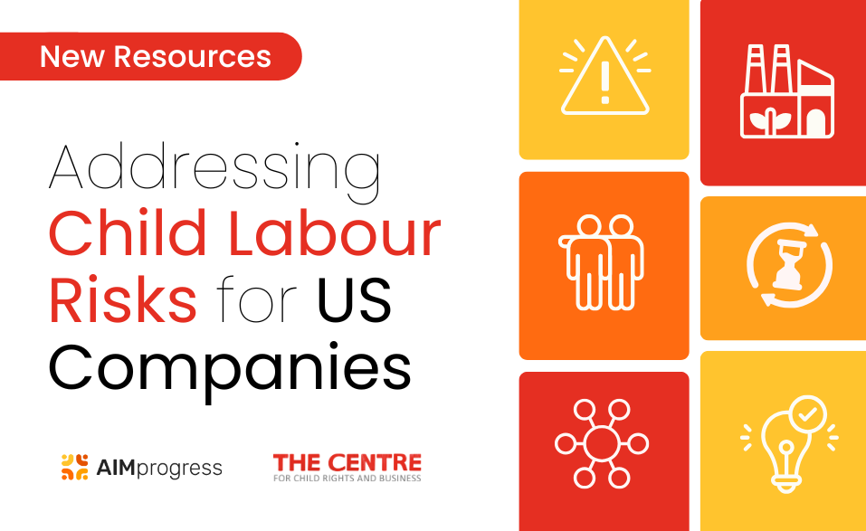 New AIM-Progress Resources Support US Companies in Addressing Child Labour Risks