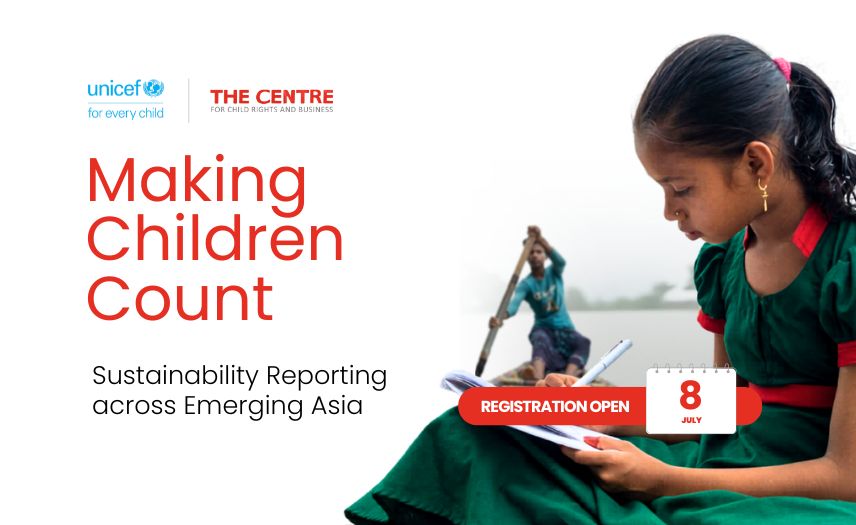 Join us for the Launch of a New Study on Child Rights Disclosures in ESG Reporting in Asia | July 8